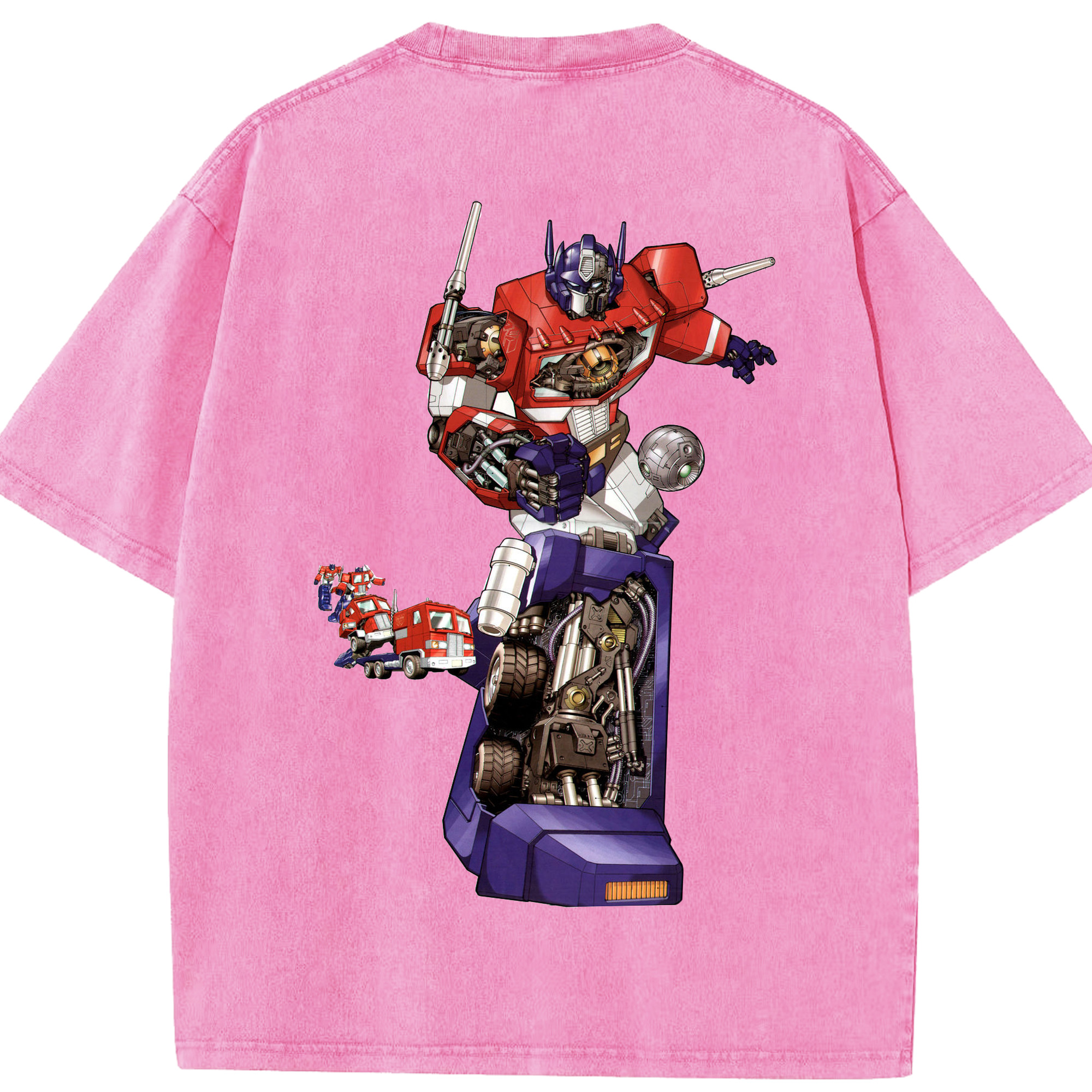 （画像用）  綿100% ヴィンテージ風 半袖Tシャツ（背面プリント）